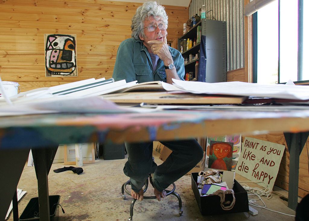 Michael Leunig in his studio in February 2006. Photo: The Age via Getty Images