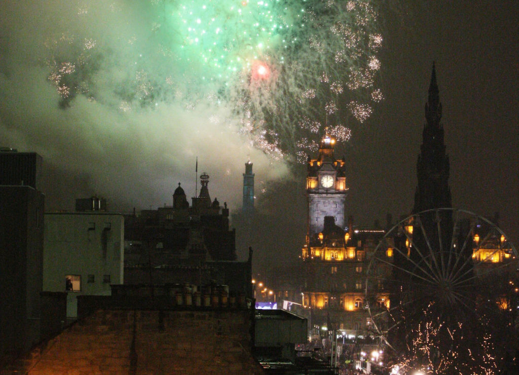 Edinburgh's Hogmanay celebrations have been cancelled due to bad weather. File photo: Getty