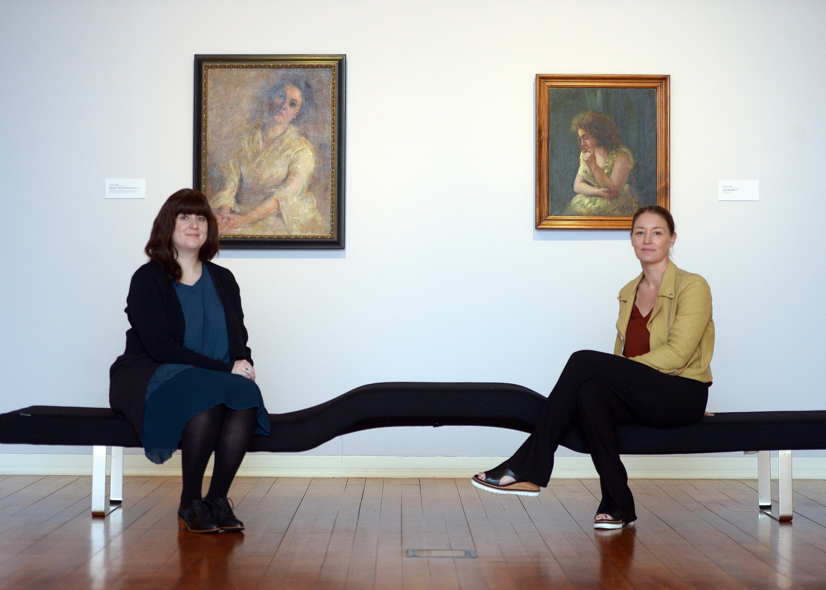 Dunedin Public Art Gallery curators Lauren Gutsell and Lucy Hammonds talk about "Groundbreakers",...