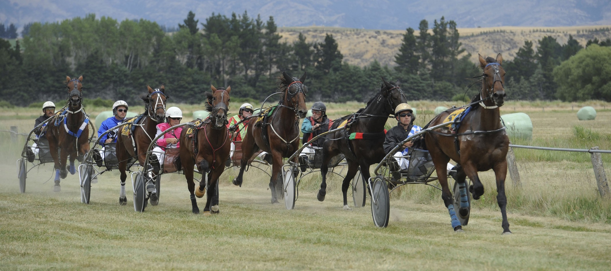 Horse numbers were good at the Hāwea Picnic Races in 2012. Photos: ODT files