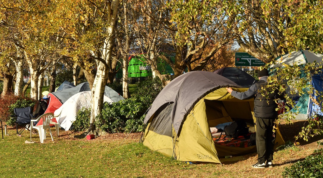 Dunedin became a poster-child for homelessness, with a very visible homeless community living at...