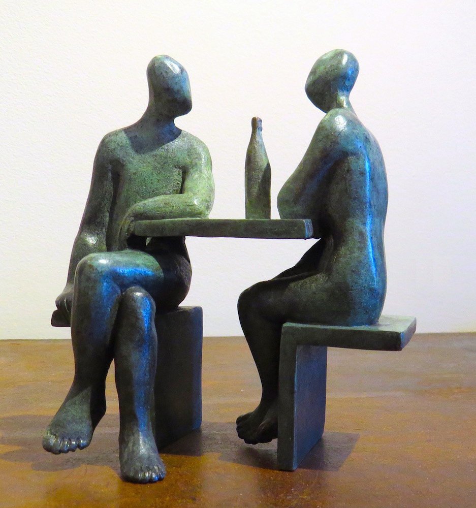 Conversation 3 (Facing Forward), by Marian Fountain.