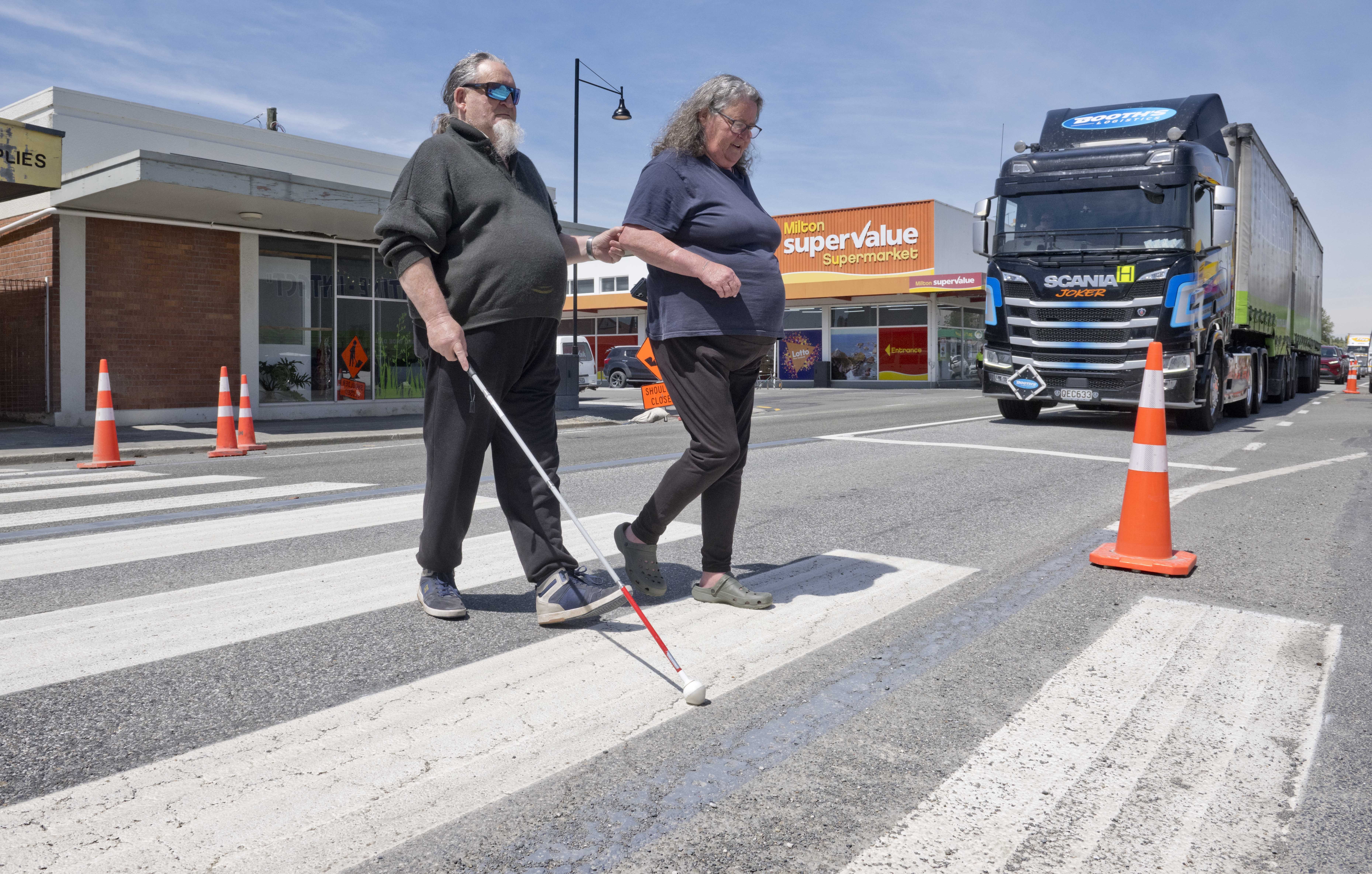 Margaret Keen and her brother Doug, who is blind, are concerned about the safety of recently...