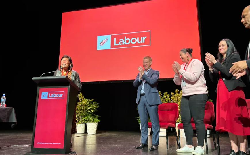 Nanaia Mahuta was honoured at the Labour Party conference with a life membership. Photo: RNZ 