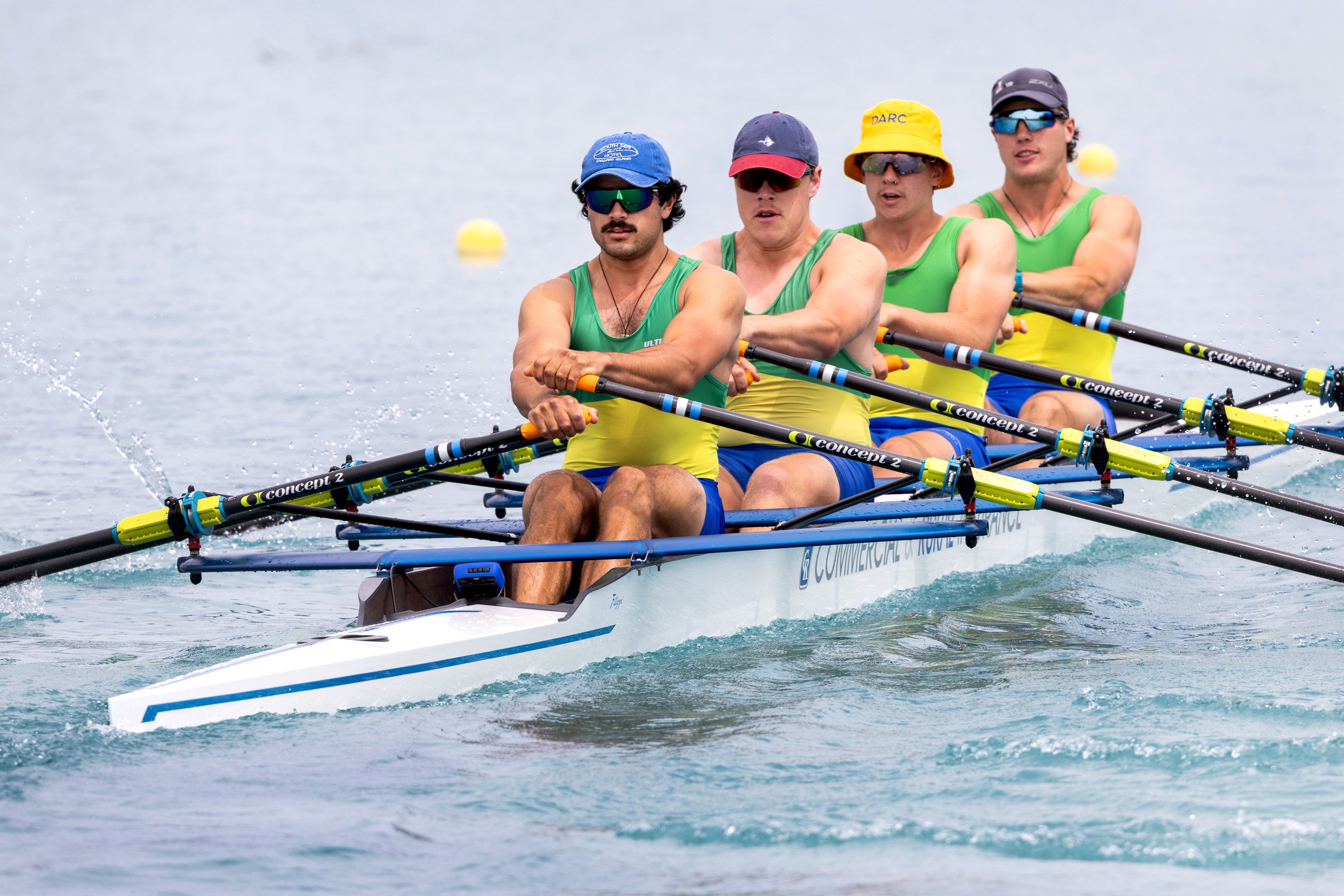 Dunstan Arm rowers (from left) Angus Kenny, Jack Pearson, Mathew King and Henry Clatworthy won...