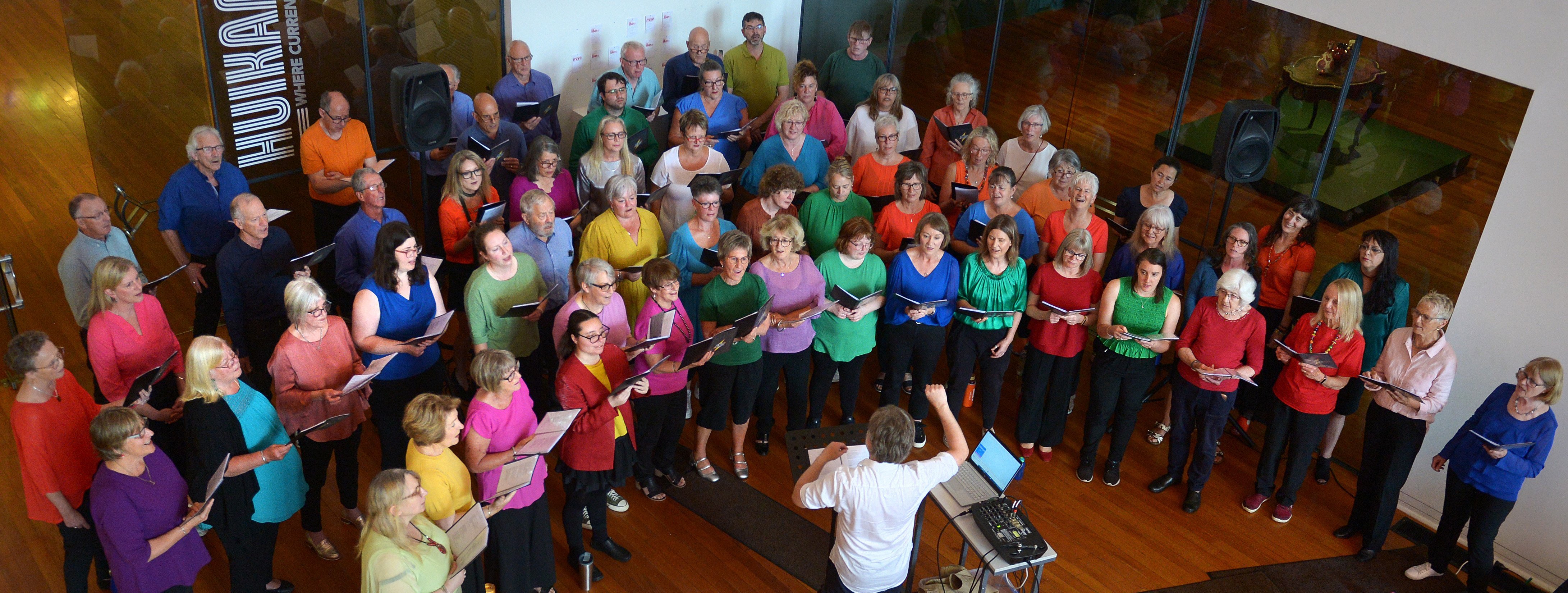 Leonard Cohen and Crowded House were on the track list for the Dunedin Rock Choir as they...