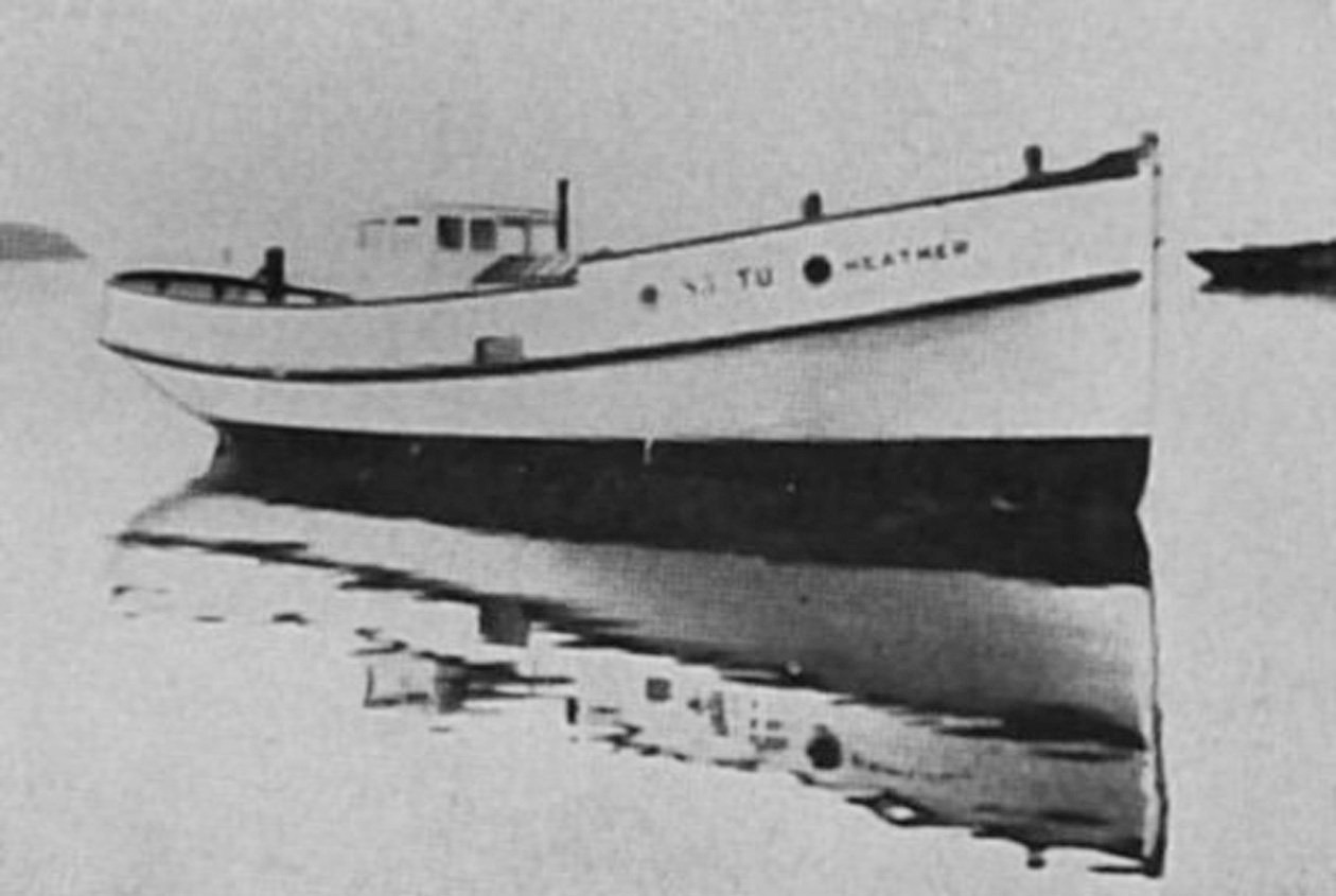 'Heather', one of a new type of motor trawler being built by Miller and Tunnage, at Port Chalmers...