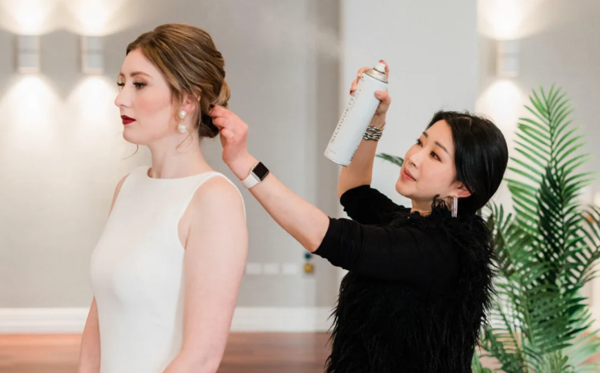 Wellington makeup artist and hair stylist Veronica Zhou. Photo: Supplied 