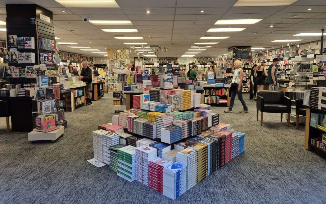 Unity Books owner Adrian Hardingham says he is cautiously optimistic about the year ahead. Photo:...