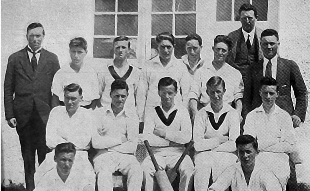 Christian Brothers Old Boys cricket team, of Dunedin, who beat Marist Brothers Old Boys, of...