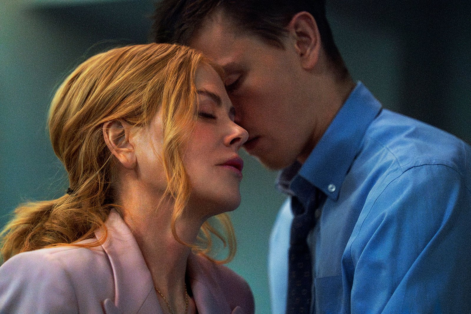 Nicole Kidman, left, and Harris Dickinson in Babygirl. PHOTO: A24/TNS