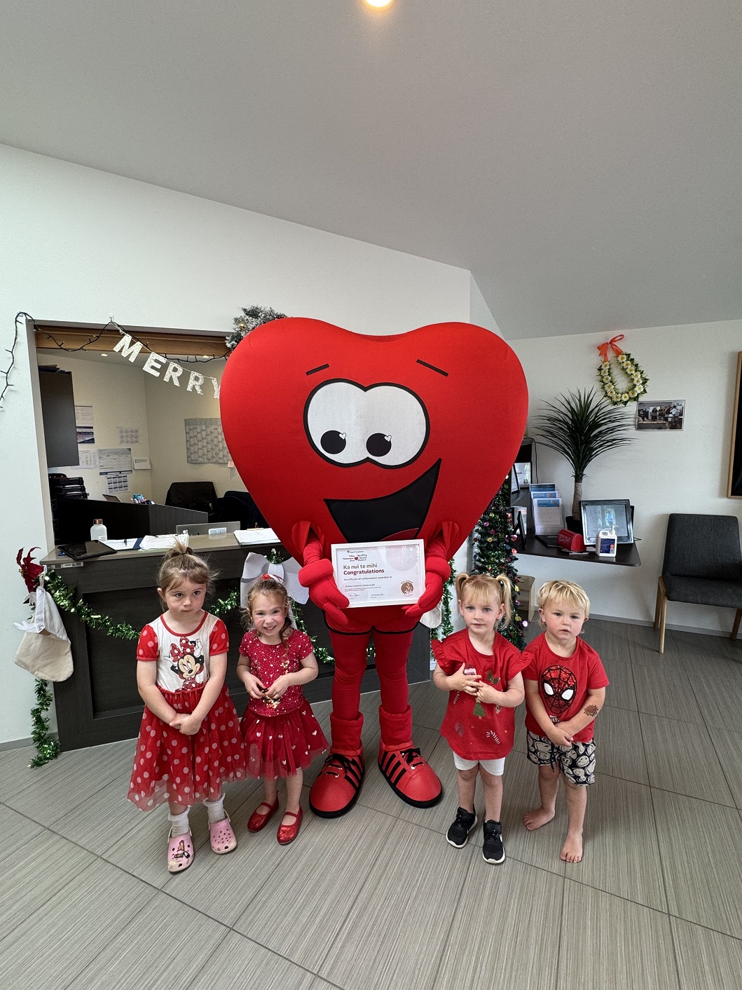 Active Explorers’ pupils (from left) Oaklee Wells, 3, Addison McMinn, 3, Maisy McAulay, 2, and...