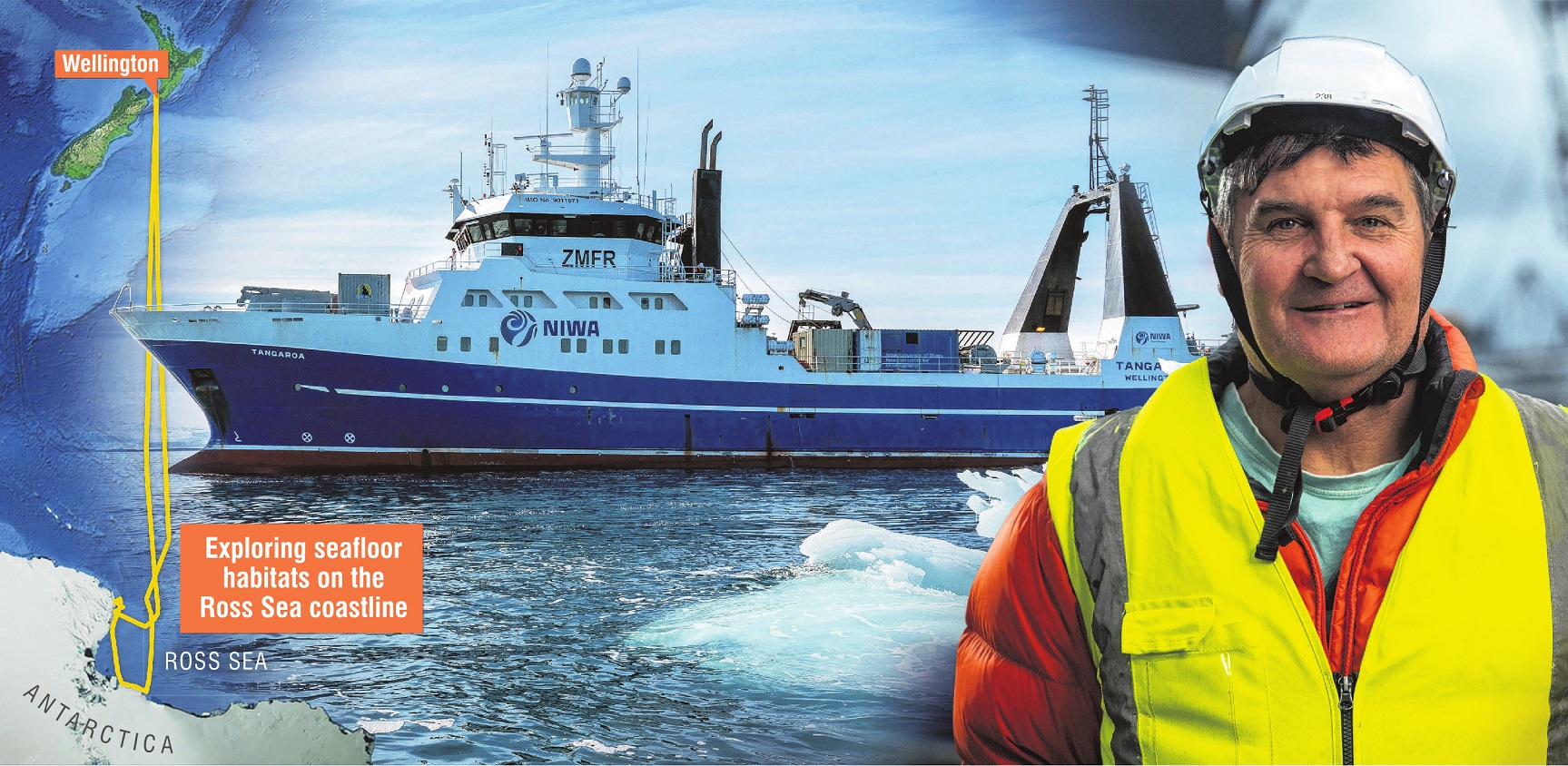 Prof Miles Lamare is one of five University of Otago researchers and crew aboard  RV Tangaroa,...