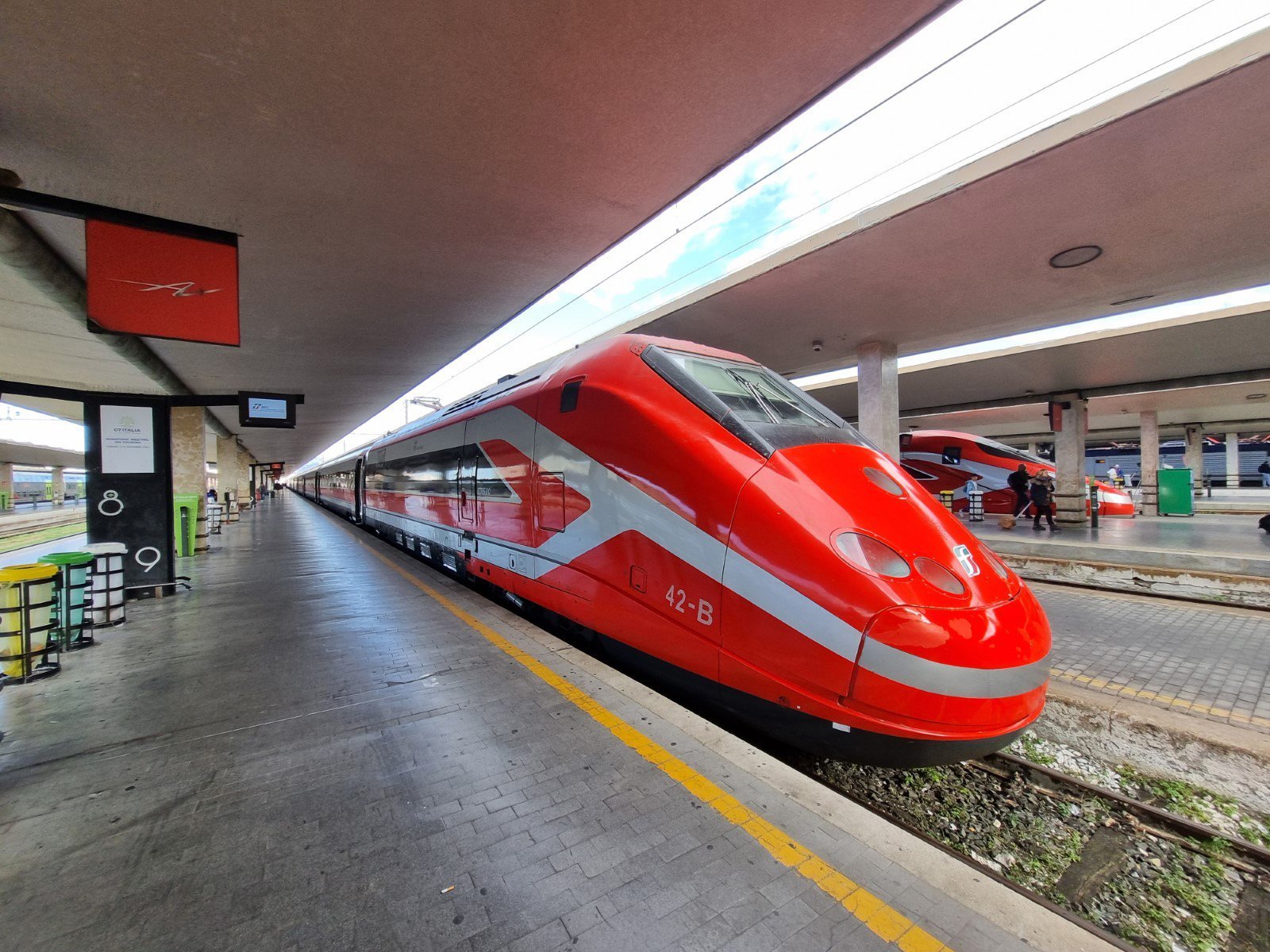 Italy’s Frecciarossa trains. Photo: Duncan Connors