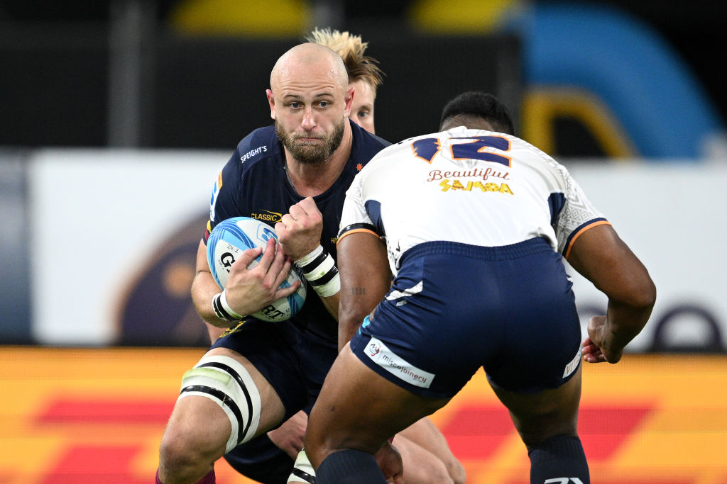 Hugh Renton has been named as a Highlanders co-captain for 2025. Photo: Getty Images