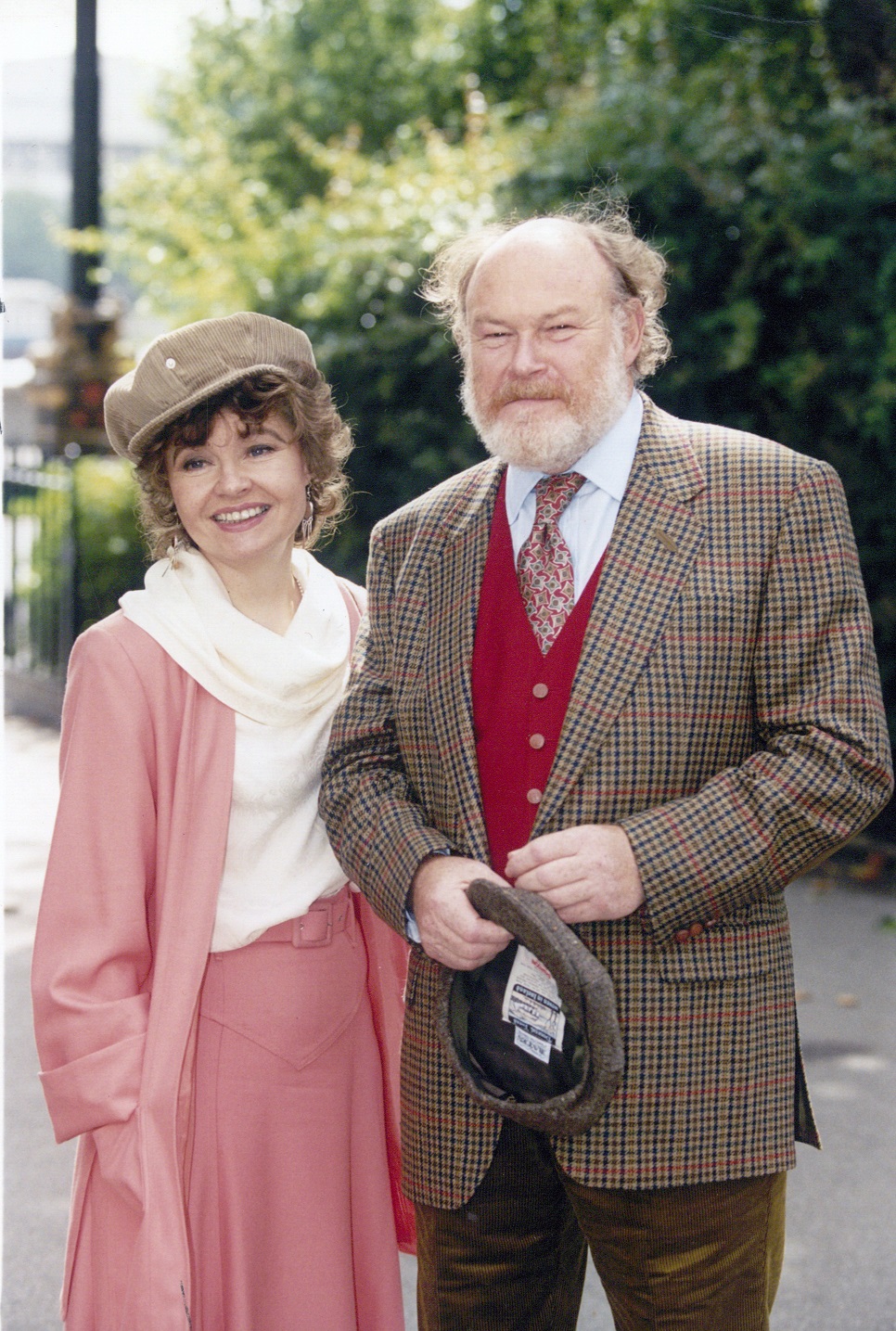 Actors Prunella Scales and Timothy West in 1992. 