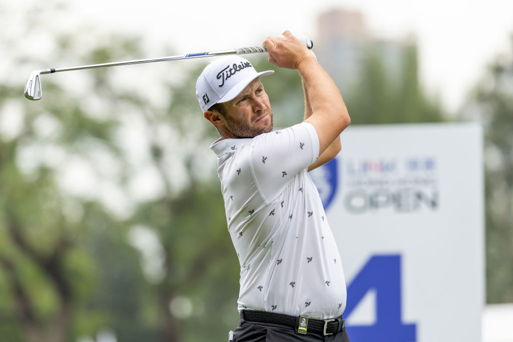 Ben Campbell tees off at the Hong Kong Open in November last year. Photo: Getty Images