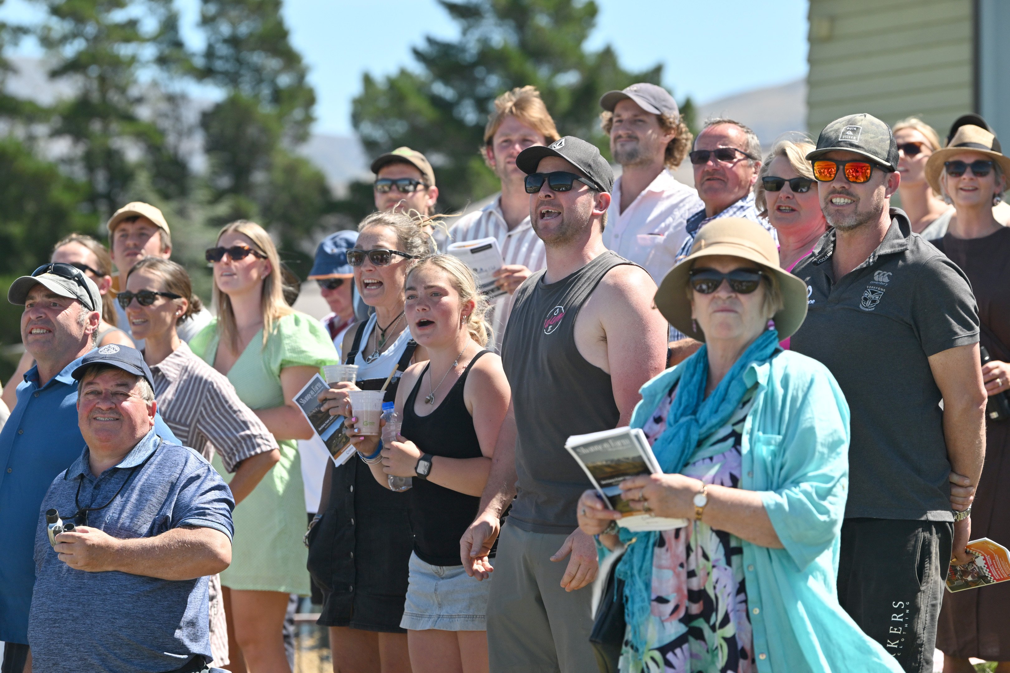 Punters keenly watch a race. PHOTOS: GERARD O’BRIEN