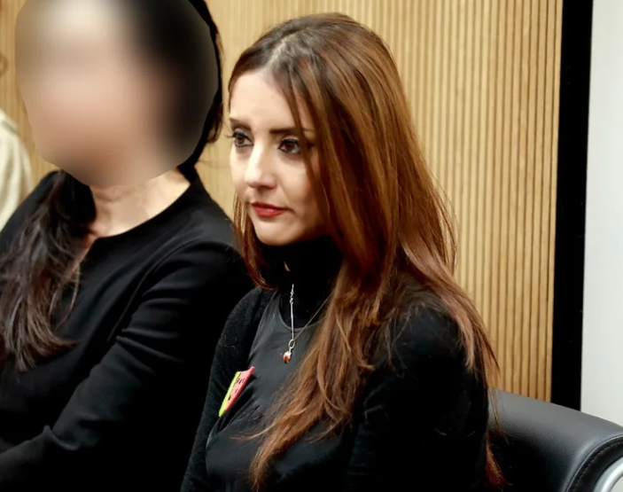 Former Green MP Golriz Ghahraman appearing in court on Monday. Photo: RNZ