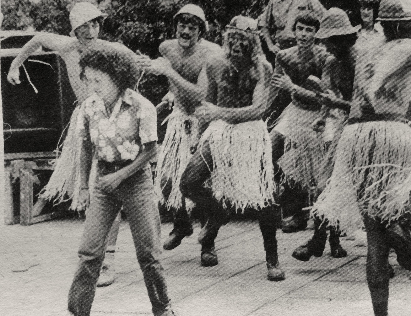 One of the young He Taua activists, Hilda Halkyard-Harawira retreats after challenging Auckland...