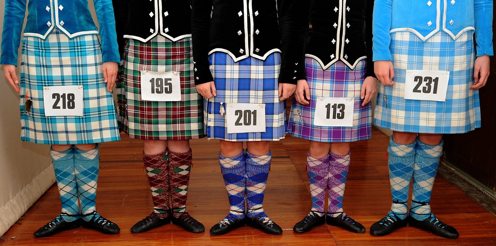 Tartans tell an individual and family story. Photo: Jane Dawber