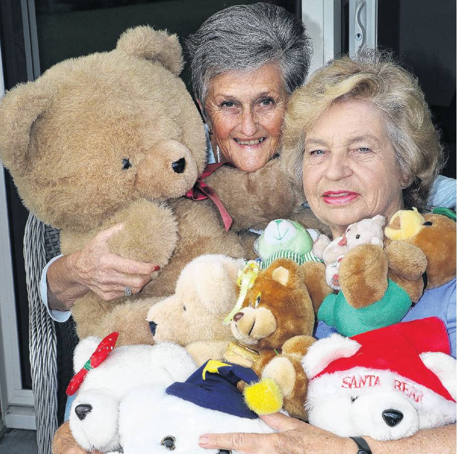 Rangiora Lion Lioness Club president Anne Thorne (left) and secretary Rachel Bloomfield with some...