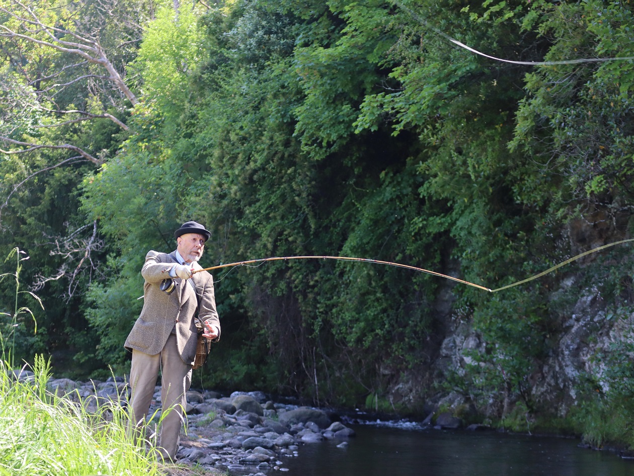 Otago Fish & Game councillor John Highton re-enacts in November this year the first licensed...