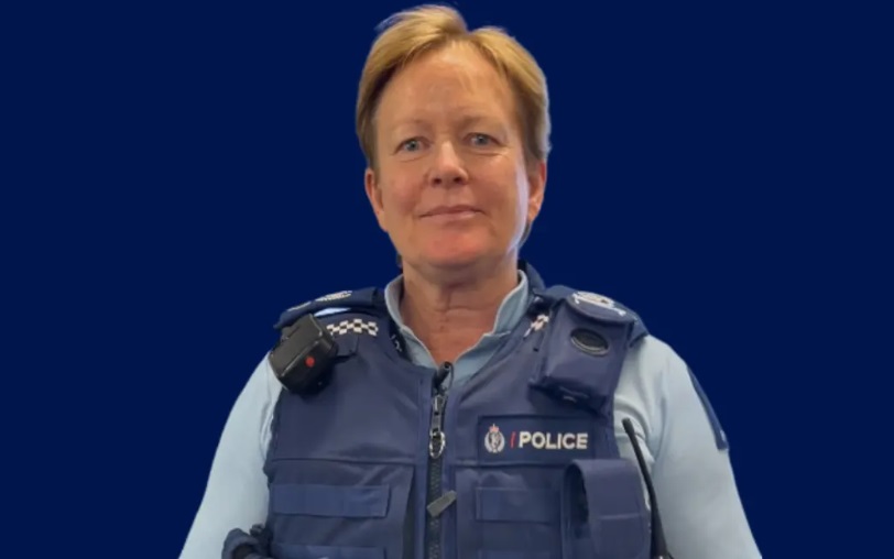 Senior Sergeant Lyn Fleming died after being struck by a vehicle in Nelson on New Year's Day....