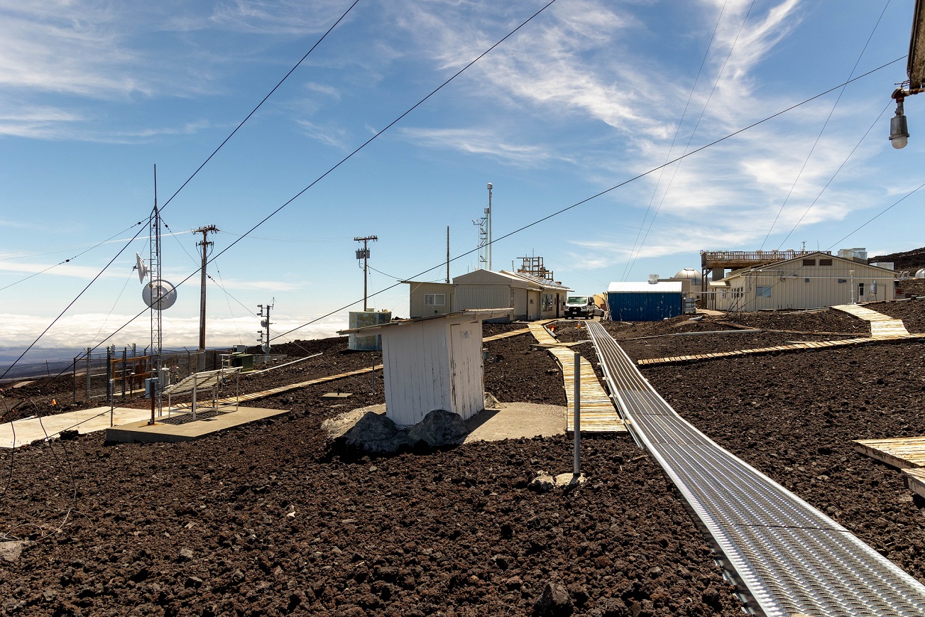 Mauna Loa observatory in Hawaii has measured an alarming jump in CO₂. Photo: NOAA