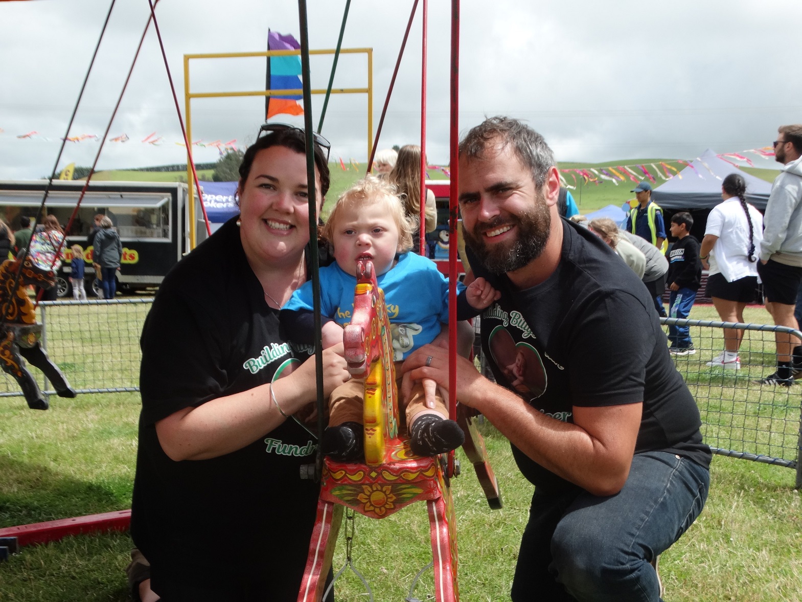 Hayley and Mathew Casey were blown away by the support from the North Otago community at their...