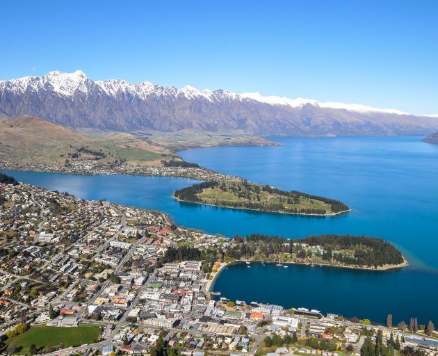 Queenstown from above. Photo: Getty Images