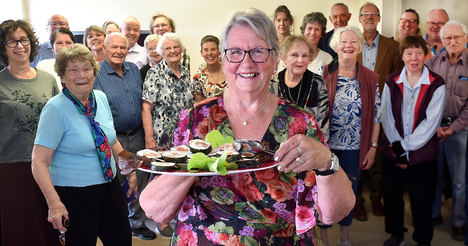 Abbeyfield Dunedin’s housekeeper of 17 years Robyn Thompson at her retirement celebration at...