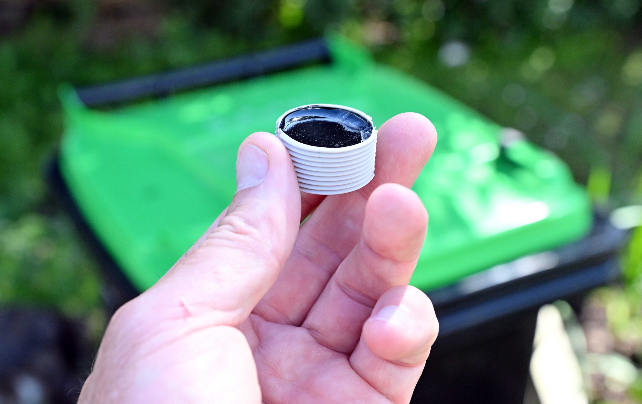 New Dunedin City Council kerbside wheelie bins had radio-frequency identification tags fitted to...