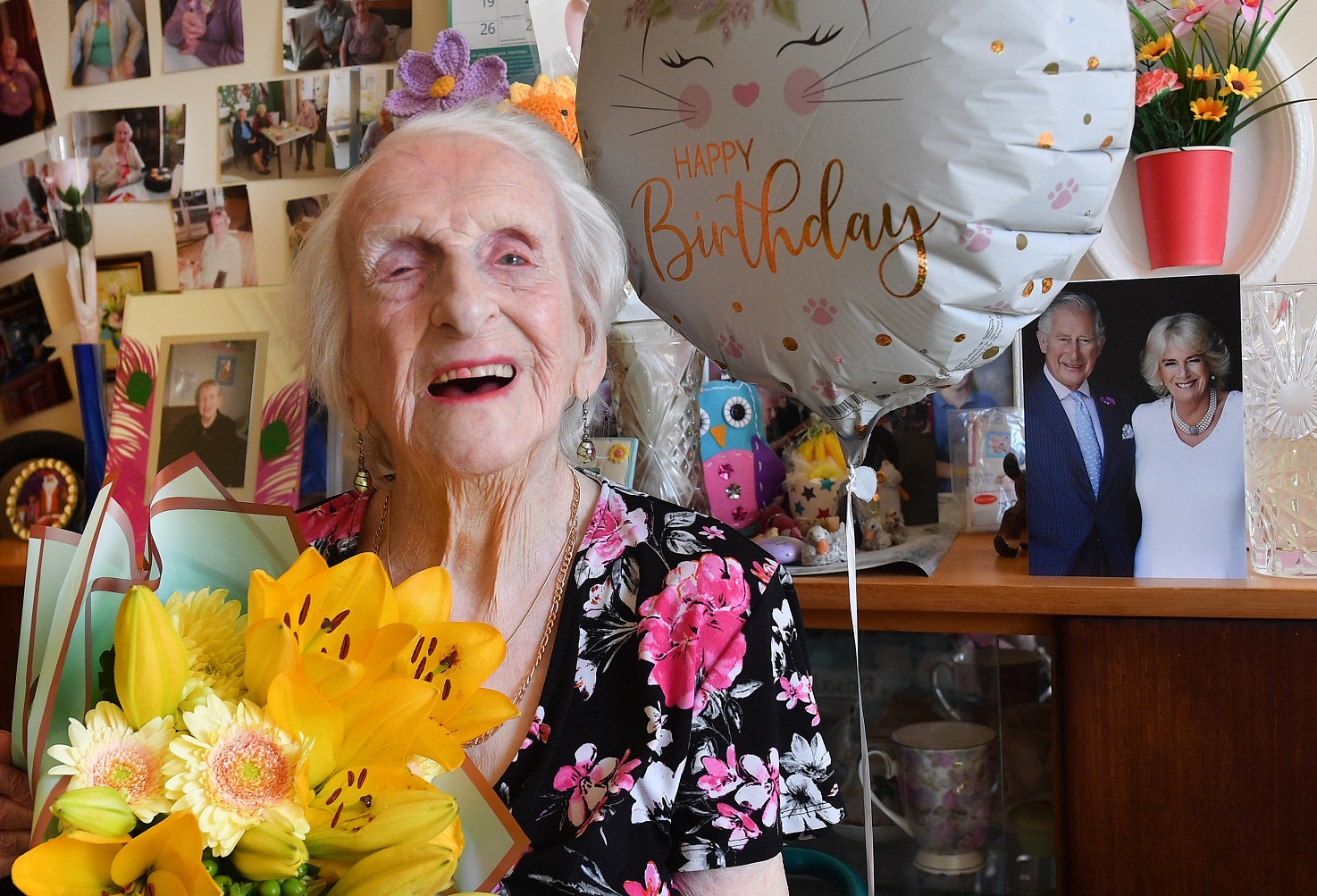 Mossbrae’s longest-staying resident Rosabel Lott was delighted after several of her nieces ...