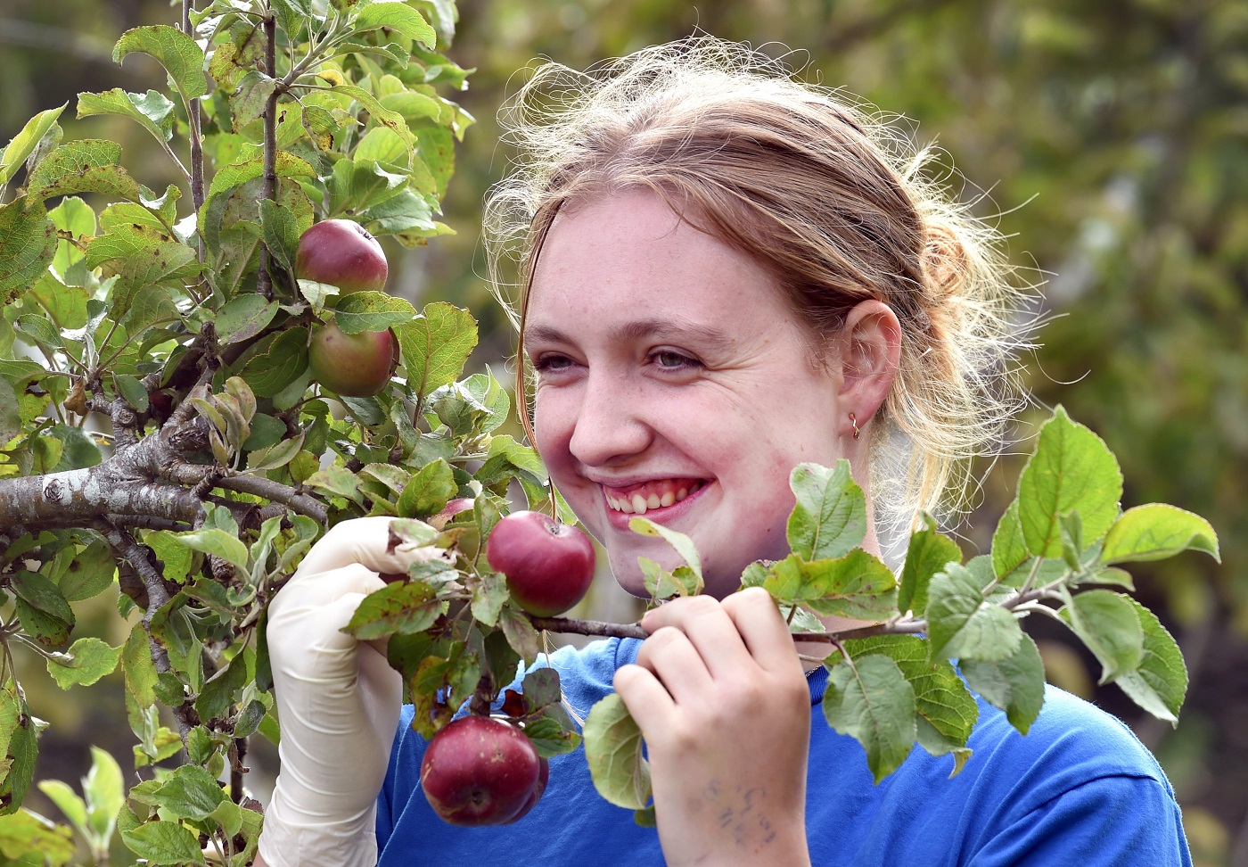 Caitlin White, 17, a year 13 student at Ellesmere College, in Leeston, near Christchurch,...