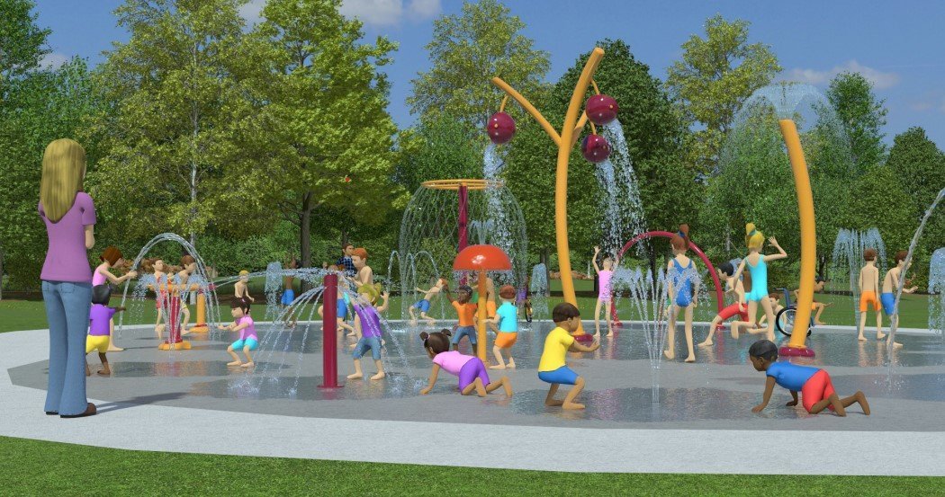 What the Tulloch Park splash pad may look like in a couple of months. Photo: supplied