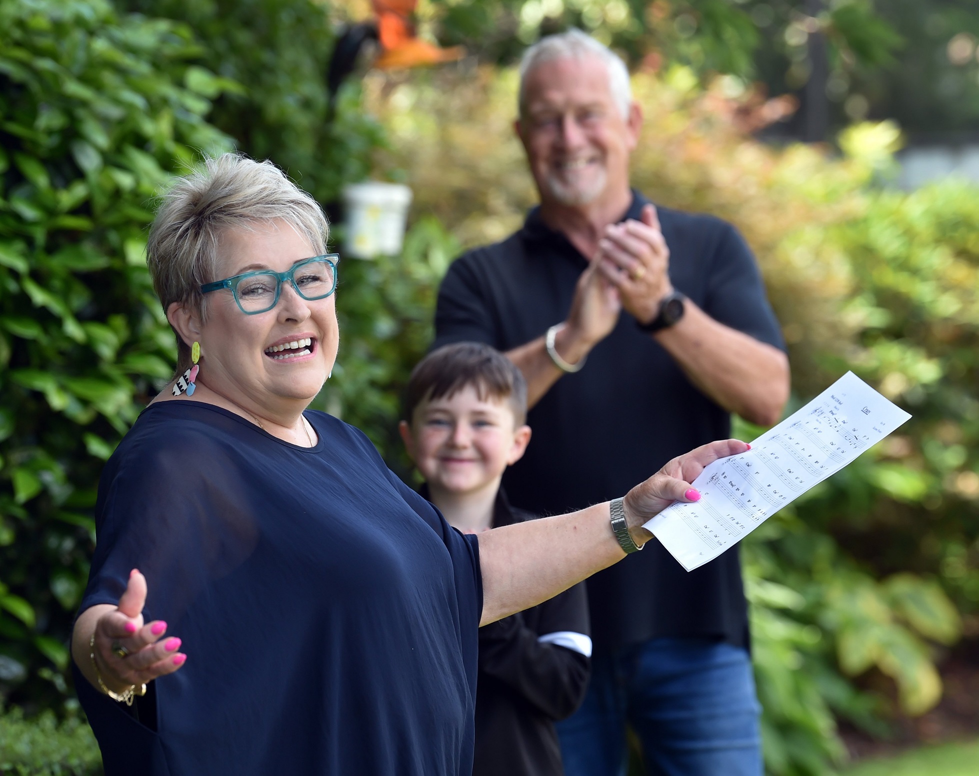 Suzanne Prentice, her husband Steve Dalton and grandson George Ngakai, 7, all of Invercargill,...