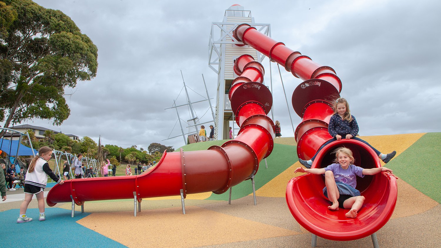 C-Play Playground in Timaru is one of the country’s top three playgrounds, according to Trade Me...