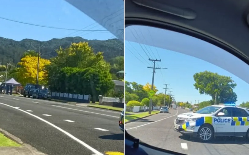 Police responded to reports of an altercation at a house on Rolleston St in Thames. Photo: RNZ