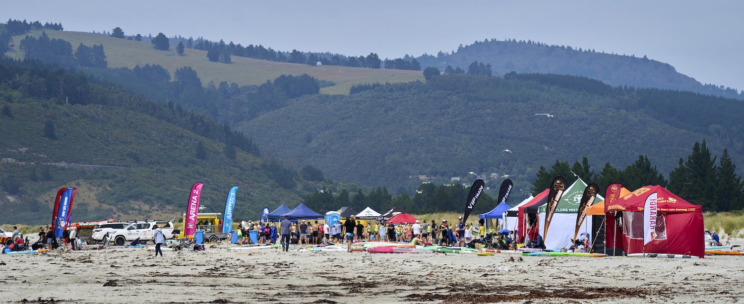 About 60 volunteers put together the two-day Surf Life Saving New Zealand 2025 Southern Region...