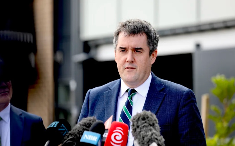 Transport Minister Chris Bishop. Photo: RNZ 