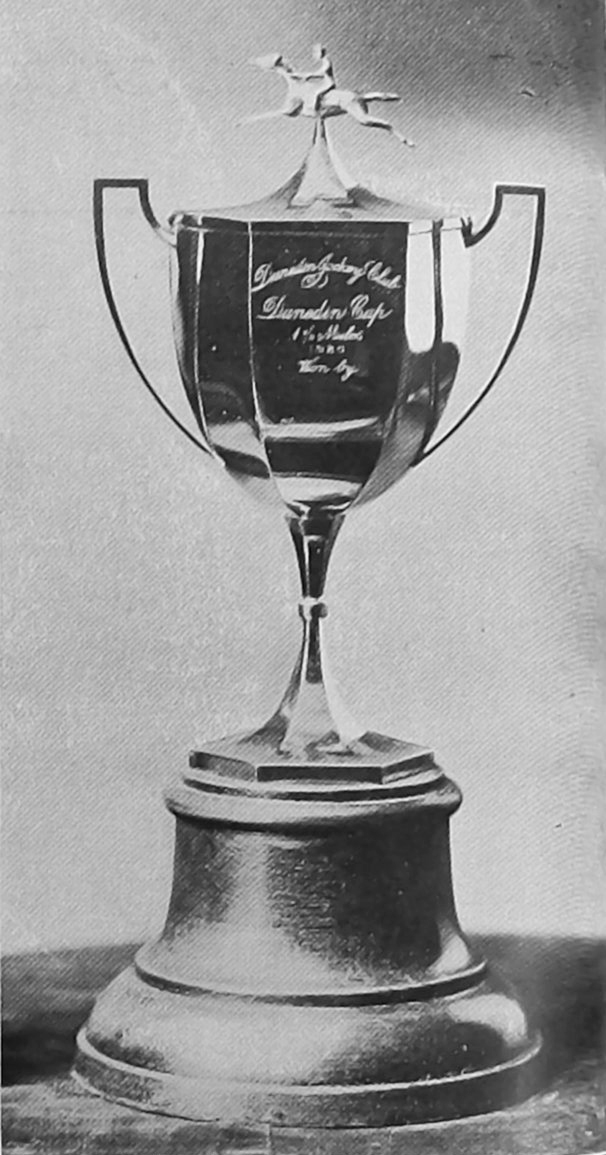 The Dunedin Cup, crafted from 18-carat gold. — Otago Witness, 17.2.1925.