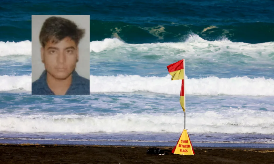 Abhishek Arora, inset, drowned while swimming at Piha. Photo: Supplied / File