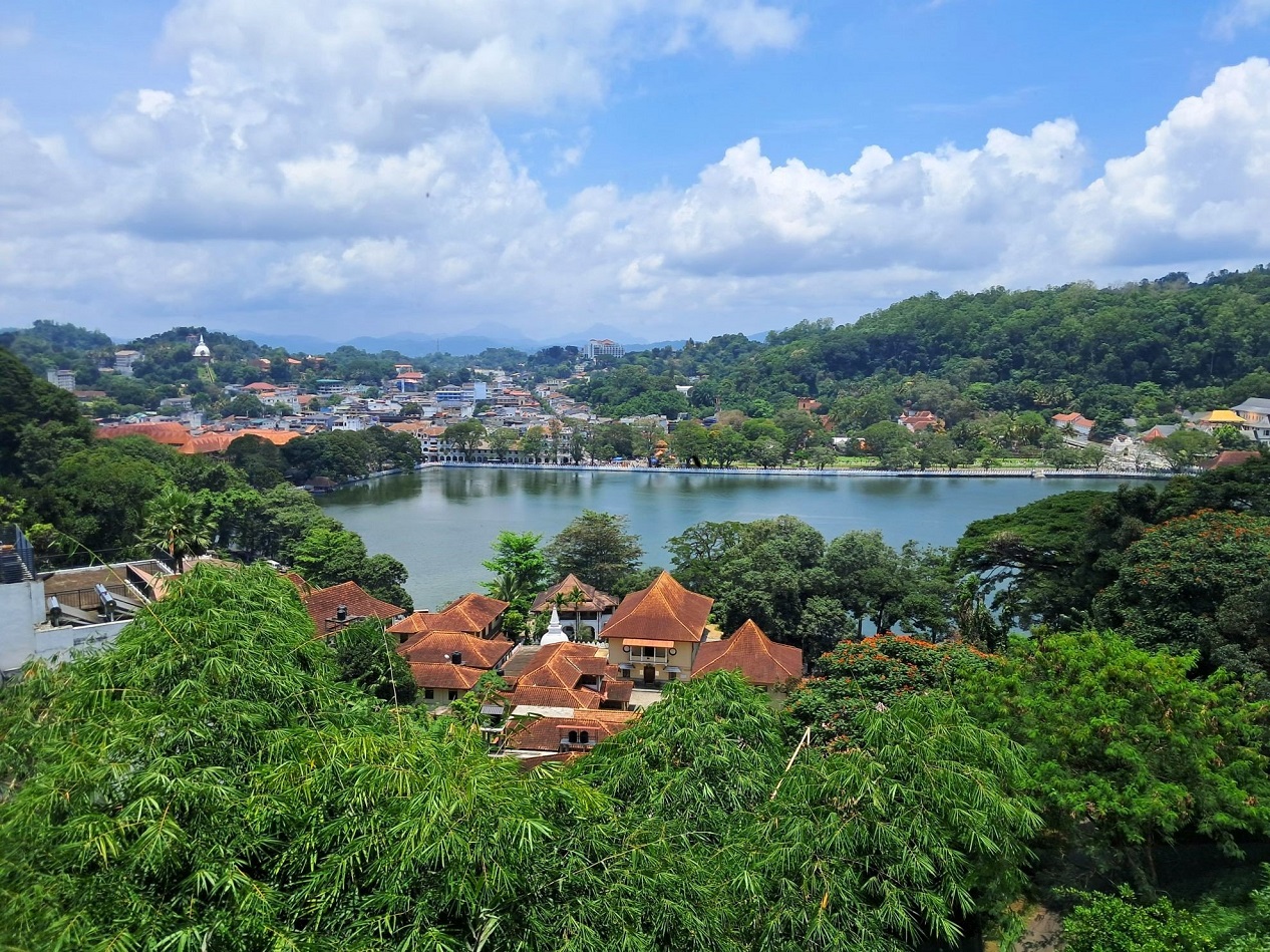 Kandy and the lake. Photo: Mike Yardley