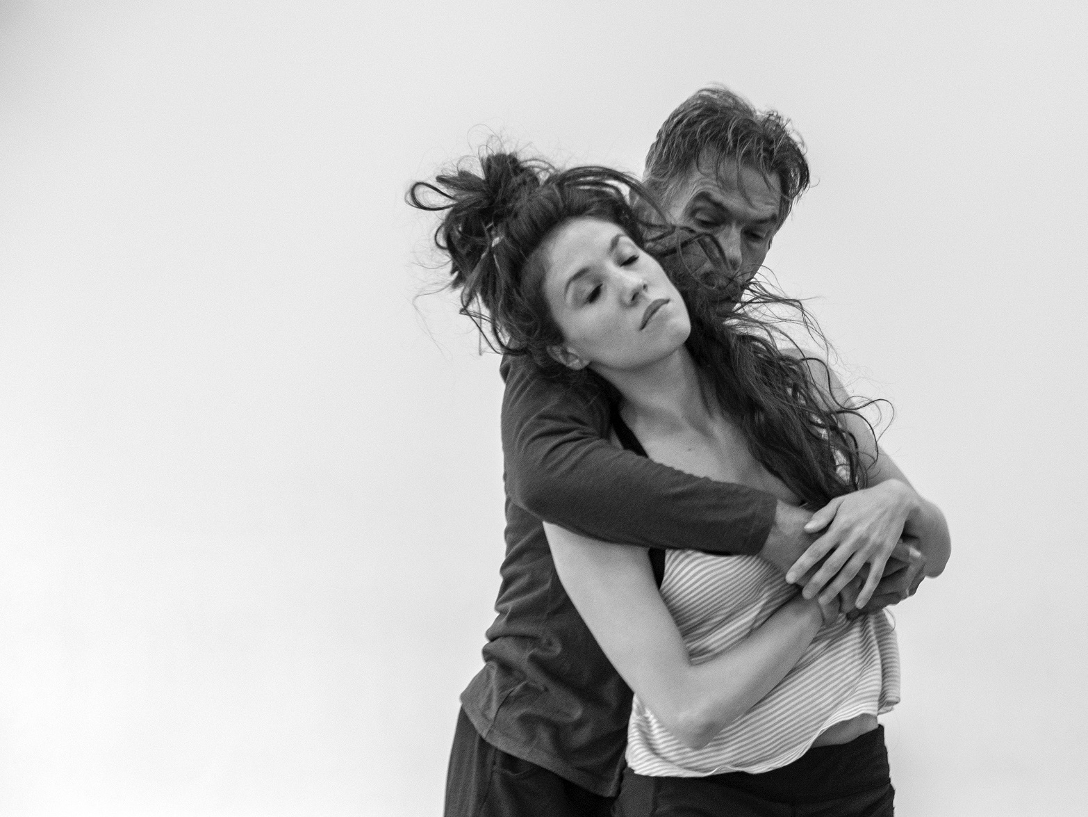 Michael Parmenter and Lucy Marinkovich rehearse. Photo: Jocelyn Janon