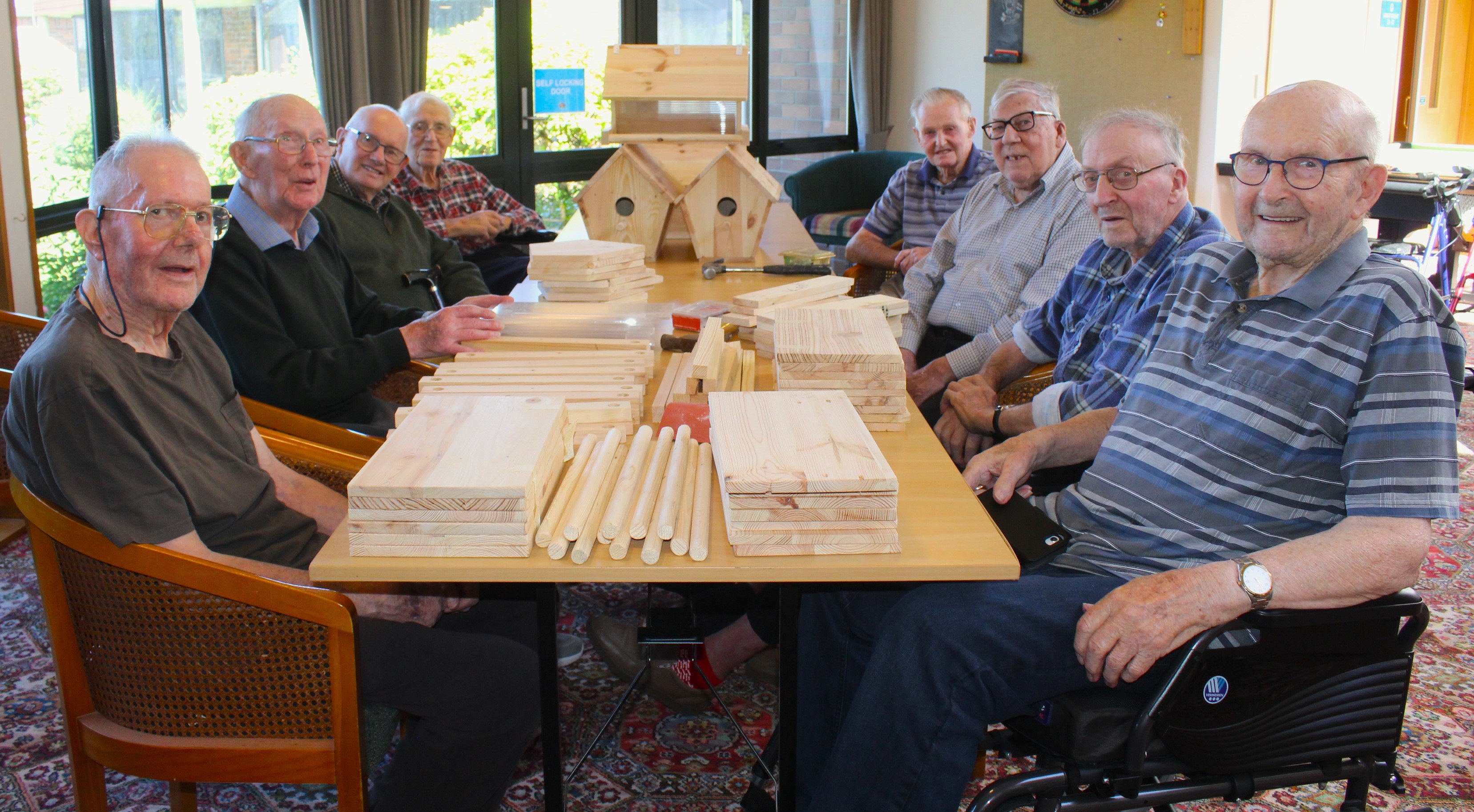 Fun times: South City Community Choir after their sing out for Peacehaven Care Home in 2023....