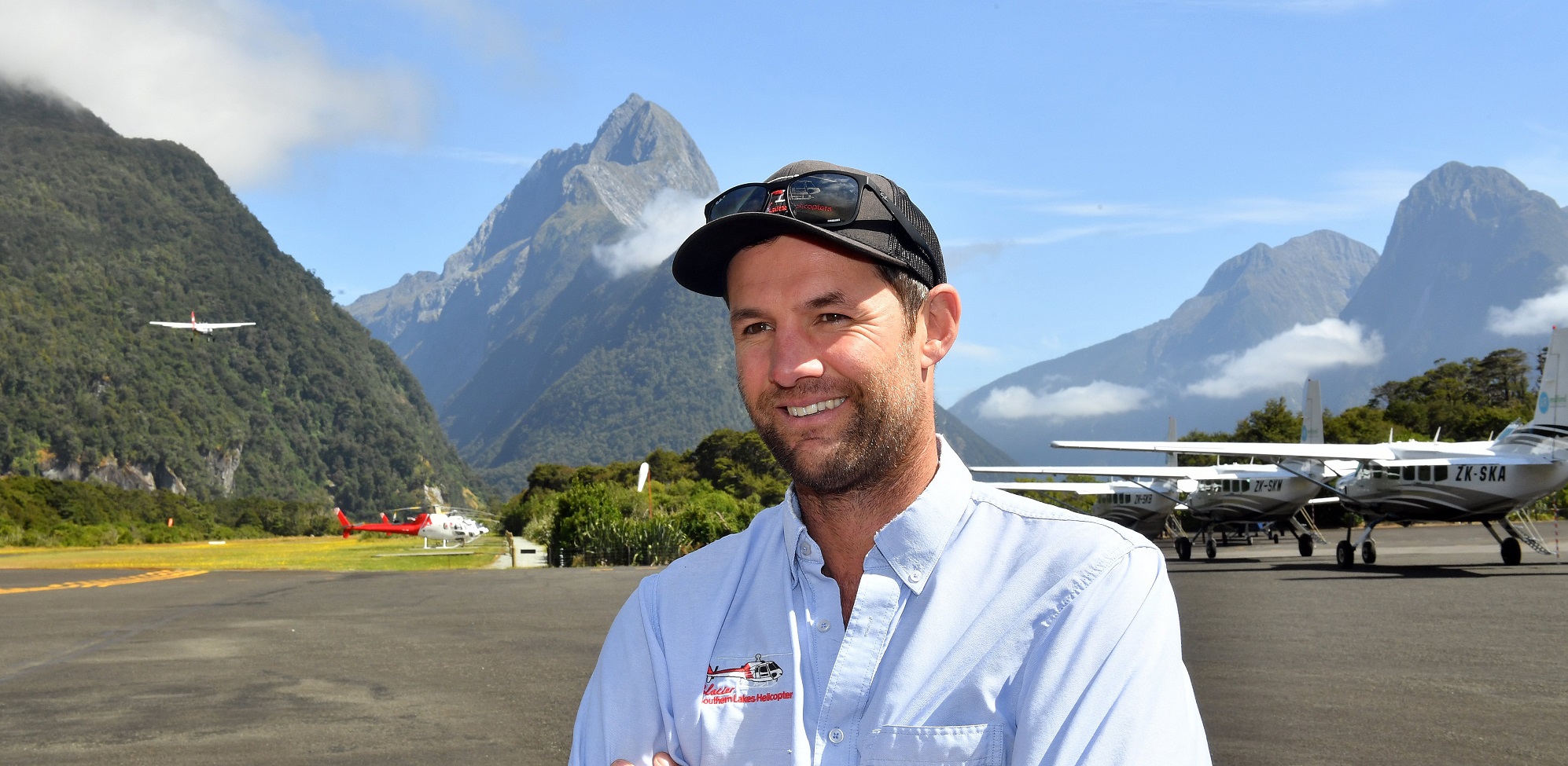 Glacier Southern Lakes Helicopters owner Luke McEwan says operators need a future. Photo: Stephen...