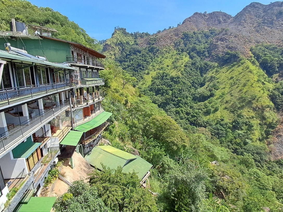 Hilltop housing and venues in Kandy.