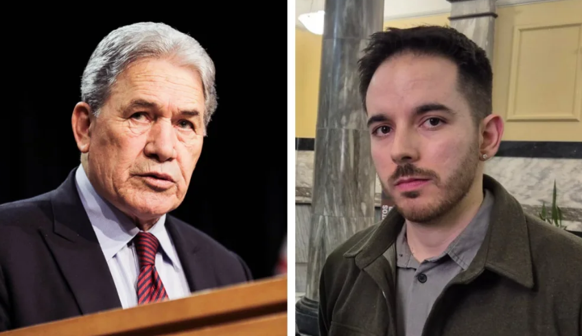 Winston Peters (left) and Ricardo Menéndez March. Photos: RNZ 