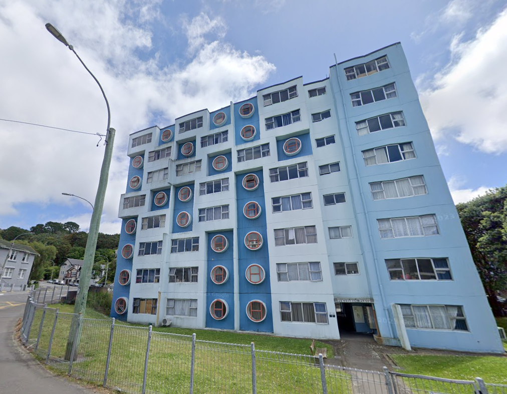 The Pukehinau flats in Aro Valley. Image: Google Maps